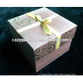 Customized Handmade Paper Gift Box With A Ribbon Wholesale In Shenzhen